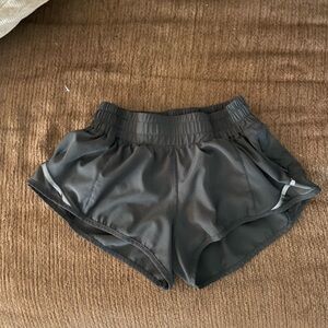Black running shorts. Size 0/2
